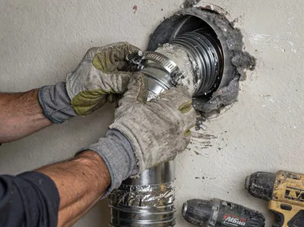Dryer Vent Hose Installation in Waxhaw