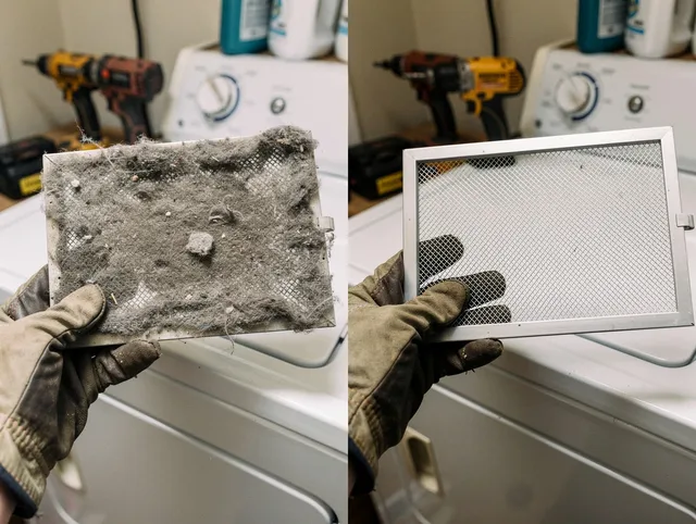 Professional lint trap cleaning by Waxhaw Dryer Vent Cleaning in Waxhaw