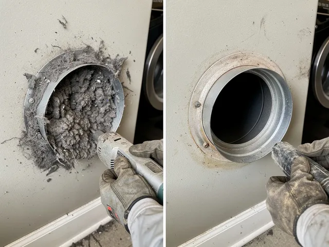 Professional clogged vent cleaning by Waxhaw Dryer Vent Cleaning in Waxhaw