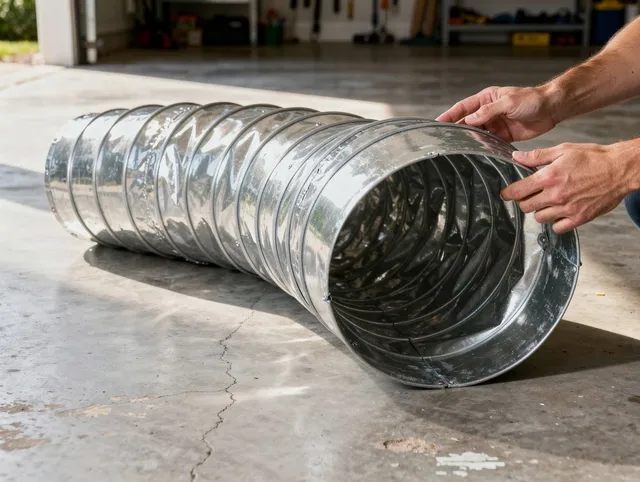 Waxhaw Dryer Vent Cleaning specialist using advanced equipment for thorough duct cleaning in Waxhaw