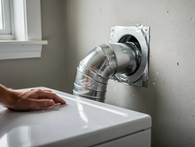Waxhaw Dryer Vent Cleaning expert performing professional dryer vent repair and installation in Waxhaw