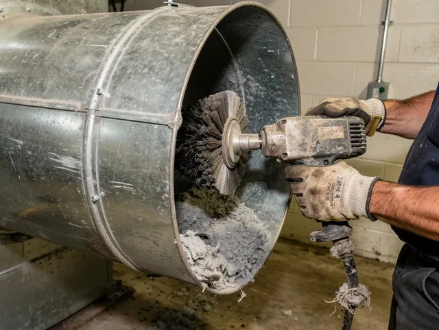 Industrial-grade dryer vent cleaning by Waxhaw Dryer Vent Cleaning in Waxhaw